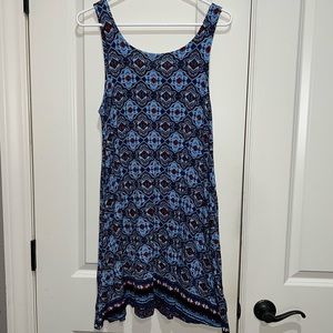 Soulmates women’s sundress in blue and red